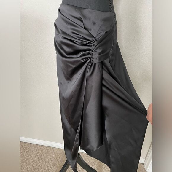NWT Zara Satin Effect Midi Skirt - Picture 4 of 10